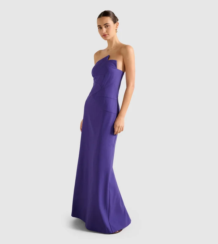 forever new  FARRAH Strapless Maxi Dress for Women | Best Price UAE